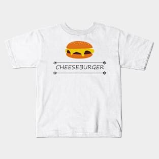 Cheeseburger burger fast food Kids T-Shirt